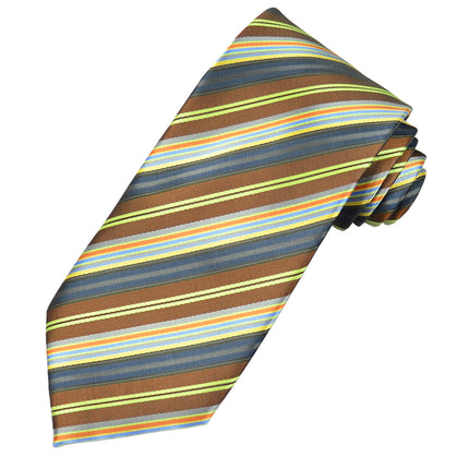 Brown and Green Men's Necktie Paul Malone Ties - Paul Malone.com
