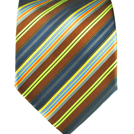 Brown and Green Men's Necktie Paul Malone Ties - Paul Malone.com