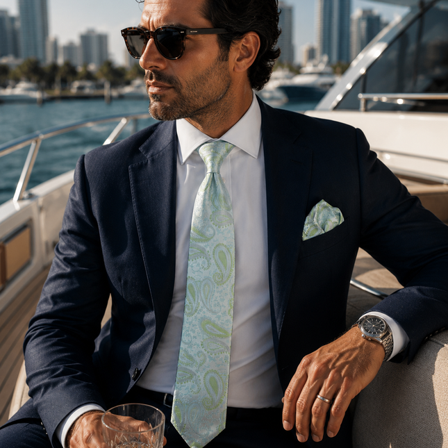 Morning Mist Necktie Set