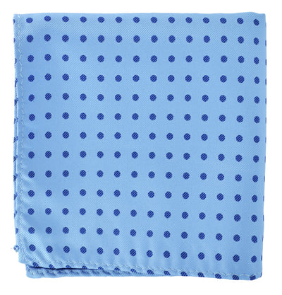 Blue Polka Dots Men's Pocket Square BerlinBound Pocket Square - Paul Malone.com