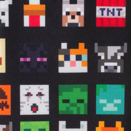Minecraft Character Black Men's Tie Marvel Ties - Paul Malone.com