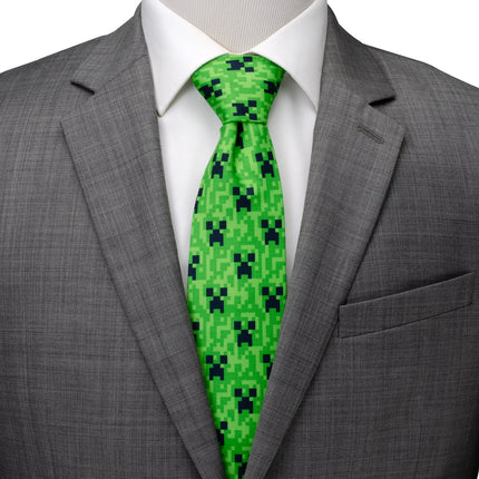 Minecraft Creeper Green Men's Tie Marvel Ties - Paul Malone.com