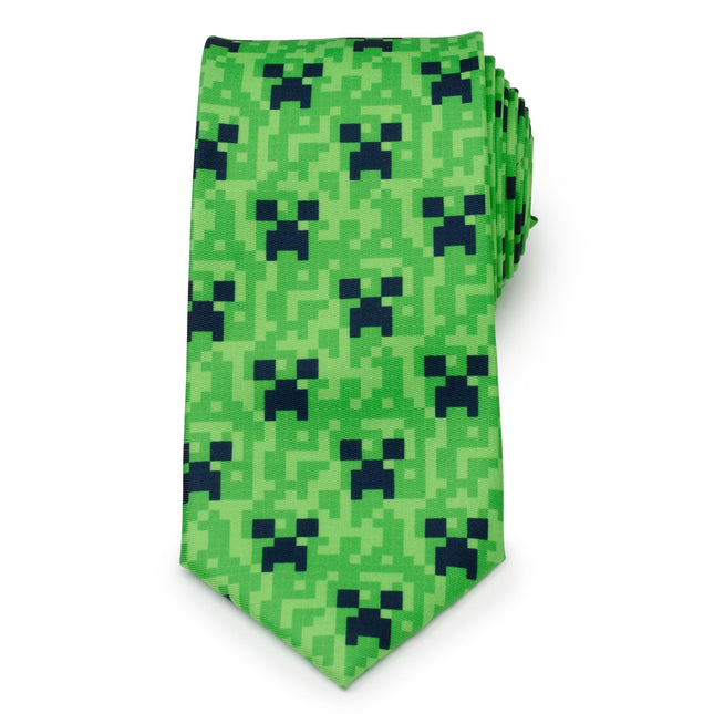 Minecraft Creeper Green Men's Tie Marvel Ties - Paul Malone.com