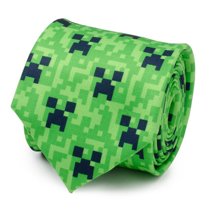 Minecraft Creeper Green Men's Tie Marvel Ties - Paul Malone.com