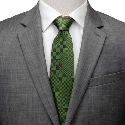 Minecraft Hidden Creeper Green Men's Tie Marvel Ties - Paul Malone.com