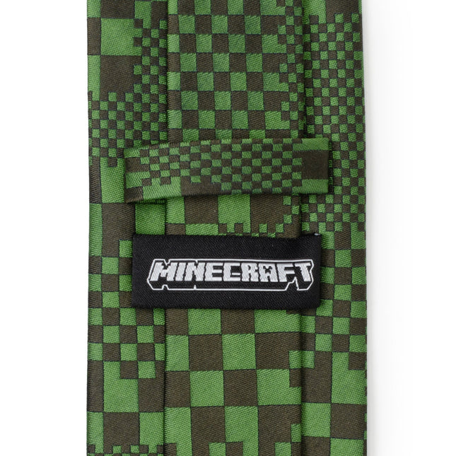Minecraft Hidden Creeper Green Men's Tie Marvel Ties - Paul Malone.com