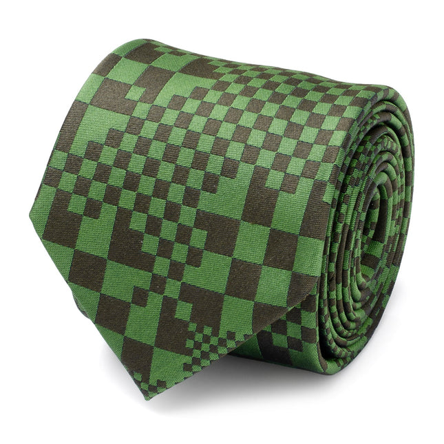 Minecraft Hidden Creeper Green Men's Tie Marvel Ties - Paul Malone.com