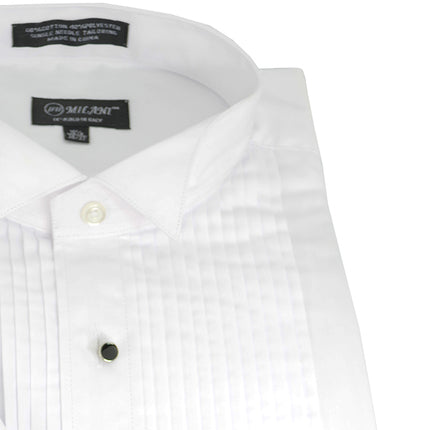 Formal White Wing Tip Tuxedo Dress Shirt Paul Malone Shirts - Paul Malone.com