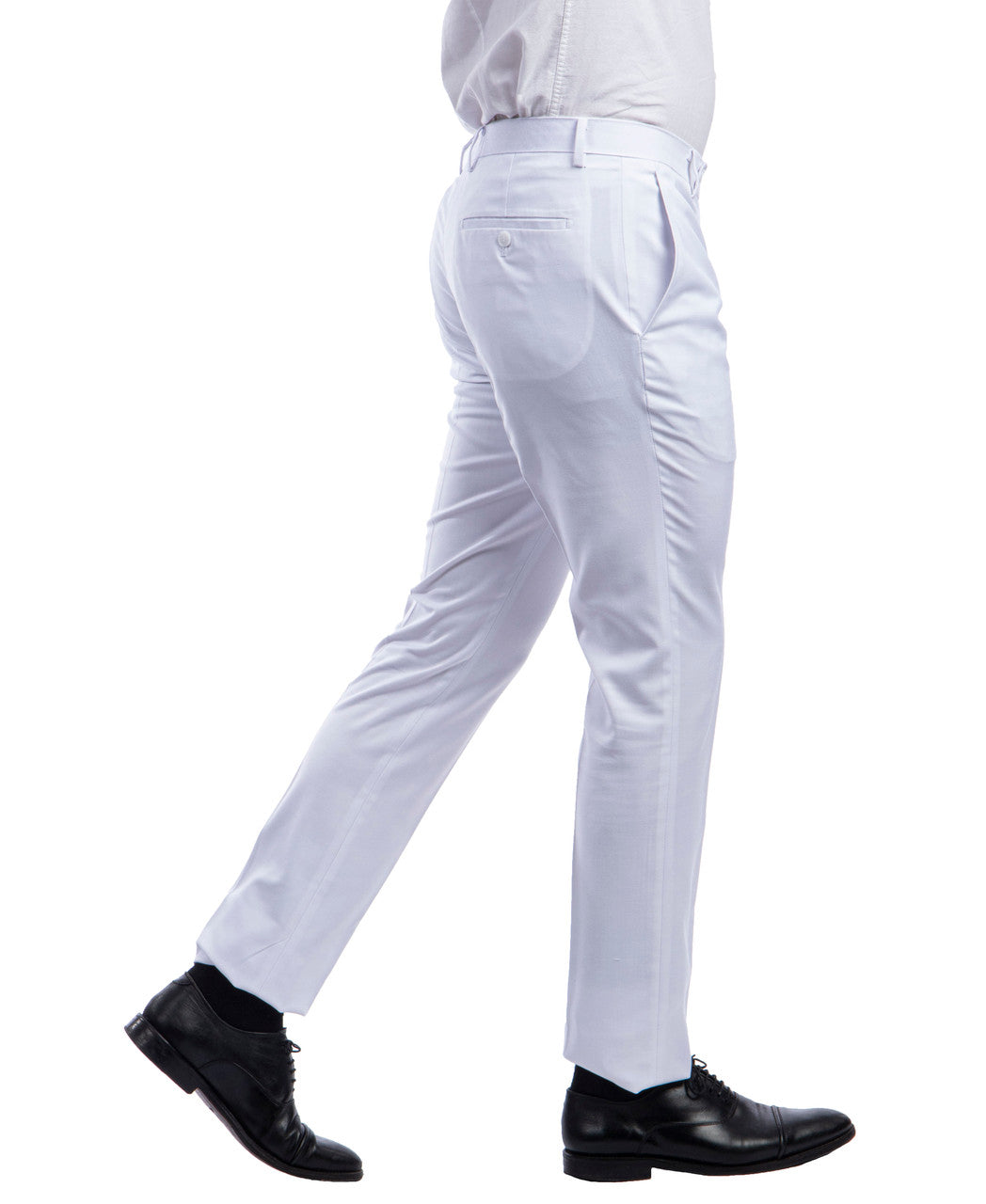 The Modern Stretch Slim Trouser - Off White | Fashion Nova, Mens Pants |  Fashion Nova