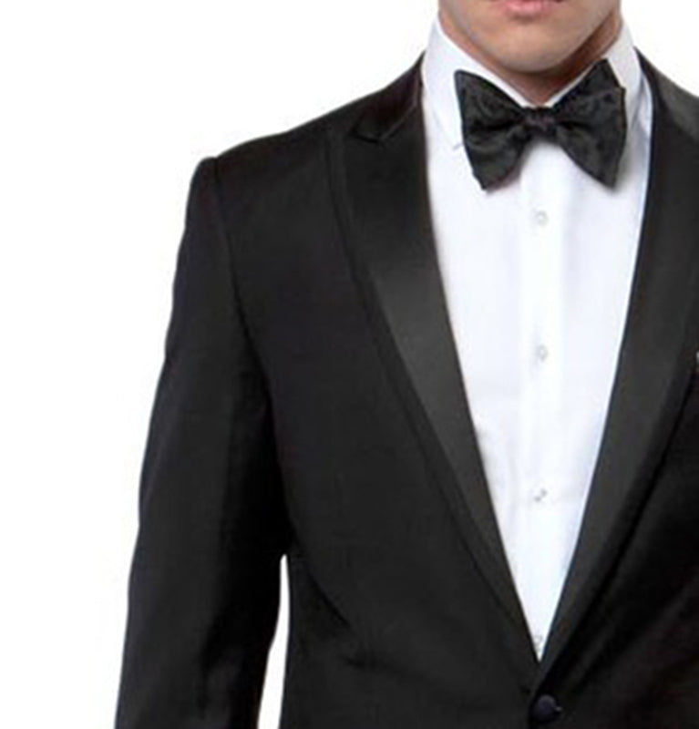 Black Slim Men's Tuxedo Suit | Paul Malone