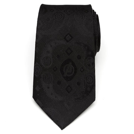 Marvel Avengers Paisley Icons Print Black Tie Marvel Ties - Paul Malone.com