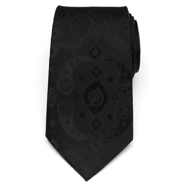 Marvel Avengers Paisley Icons Print Black Tie Marvel Ties - Paul Malone.com