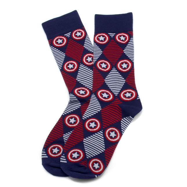 Marvel Avengers Favorites 3 Pair Socks and Lapel Pin Gift Set Marvel Socks - Paul Malone.com