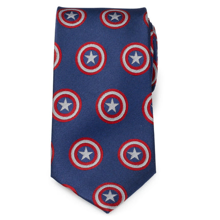 Marvel Captain America Hidden Message Blue Men's Tie Marvel Ties - Paul Malone.com