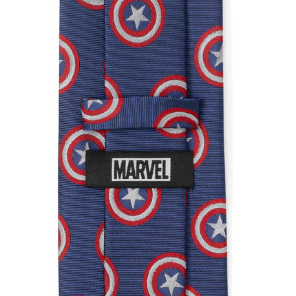 Marvel Captain America Hidden Message Blue Men's Tie Marvel Ties - Paul Malone.com