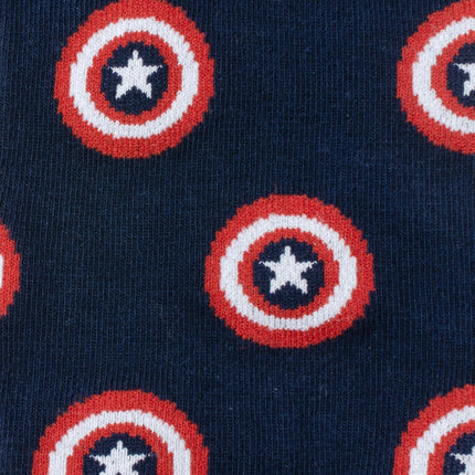 Marvel Captain America Navy Ankle Sock Gift Set Marvel Socks - Paul Malone.com