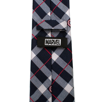 Marvel Captain America Blue Plaid Tie Marvel Ties - Paul Malone.com