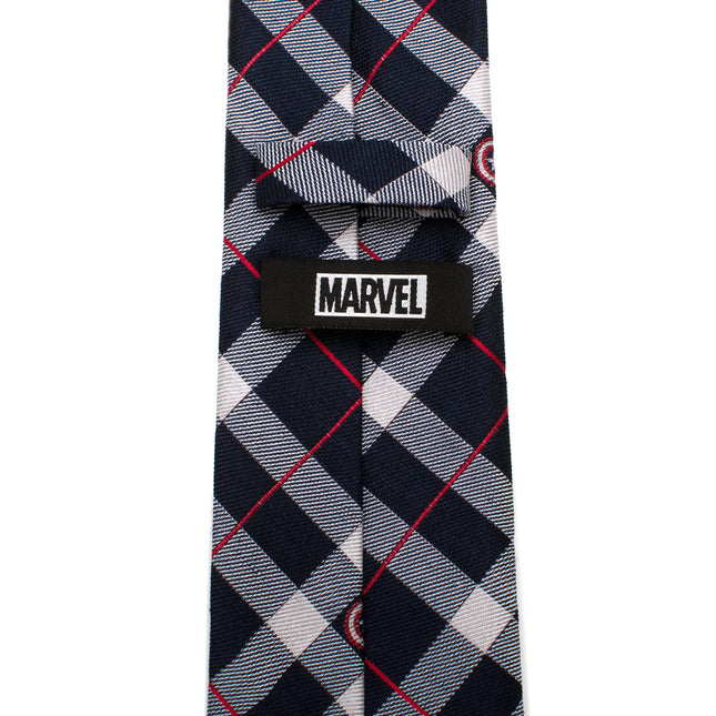 Marvel Captain America Blue Plaid Tie Marvel Ties - Paul Malone.com