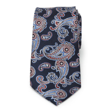 Marvel Captain America Paisley Men's Tie Marvel Ties - Paul Malone.com