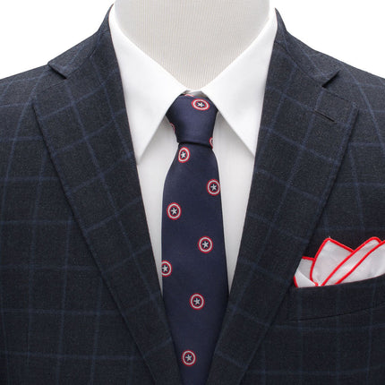 Marvel Captain America Navy Tie Marvel Ties - Paul Malone.com