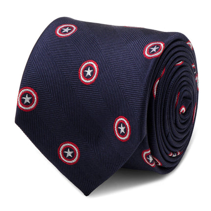 Marvel Captain America Navy Tie Marvel Ties - Paul Malone.com