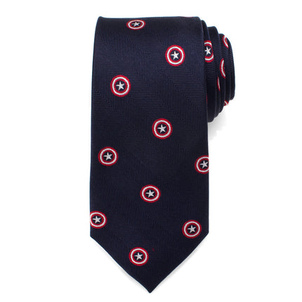 Marvel Captain America Navy Tie Marvel Ties - Paul Malone.com
