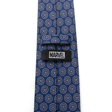 Marvel Captain America Shield Blue Men's Tie Marvel Ties - Paul Malone.com