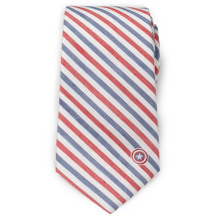 Marvel Captain America Striped White Men's Tie Marvel Ties - Paul Malone.com