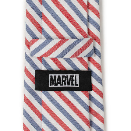 Marvel Captain America Striped White Men's Tie Marvel Ties - Paul Malone.com