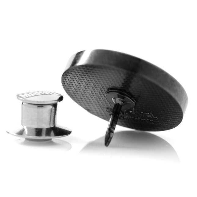 Marvel Daredevil Men’s Black Tie and Embossed Logo Lapel Pin Gift Set Marvel Ties - Paul Malone.com