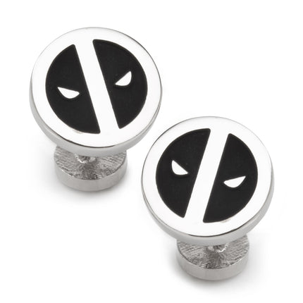 Marvel Deadpool Silver Mask Cufflinks