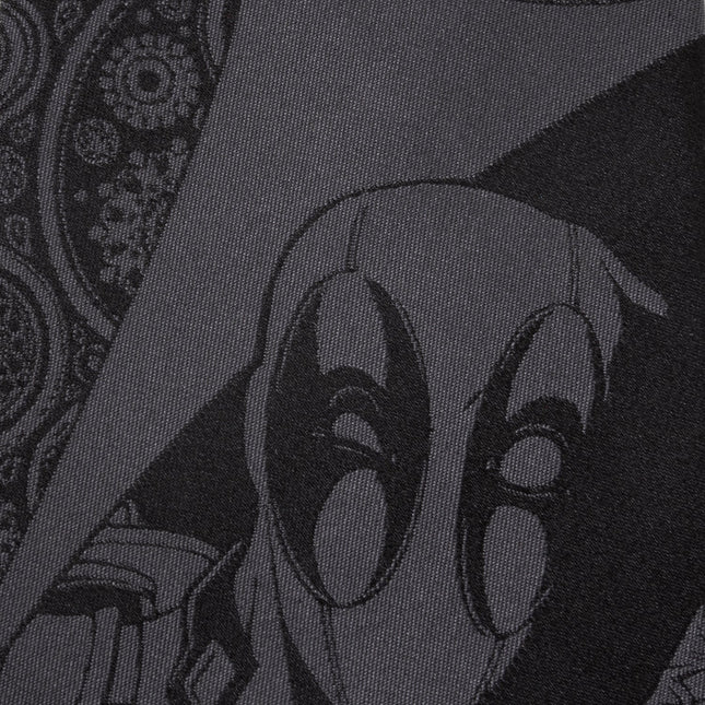 Marvel Deadpool Hidden Paisley Black Silk Men's Tie Marvel Ties - Paul Malone.com