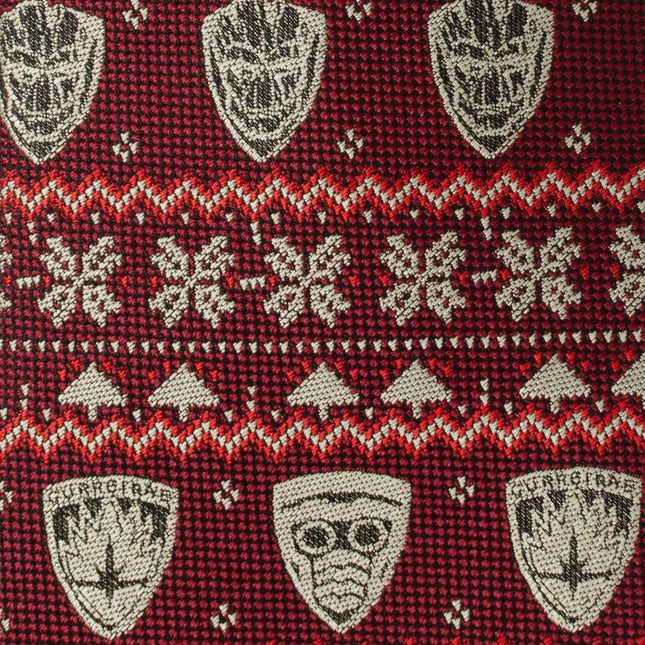 Marvel Guardians of the Galaxy Fair Isle Red Men's Tie Marvel Ties - Paul Malone.com