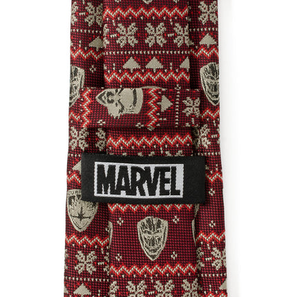 Marvel Guardians of the Galaxy Fair Isle Red Men's Tie Marvel Ties - Paul Malone.com