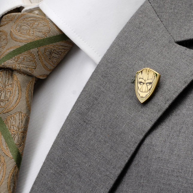 Marvel Guardians of the Galaxy Groot Star-Lord Charcoal Argyle Gift Set Cufflinks.com Socks - Paul Malone.com