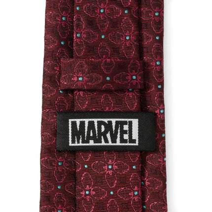 Marvel Iron Man Burgundy Multi Men's Tie Marvel Ties - Paul Malone.com