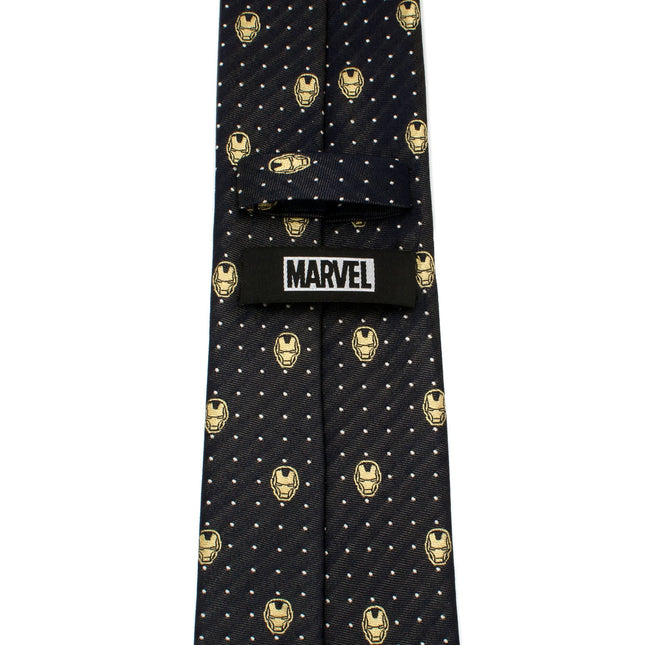 Marvel Iron Man Gray Dot Tie Cufflinks.com Tie - Paul Malone.com