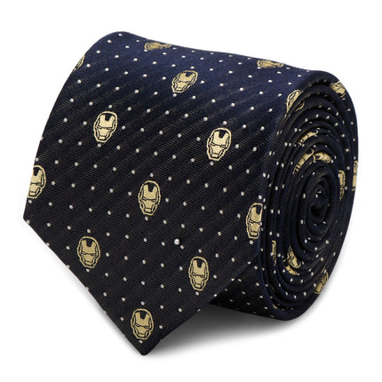 Marvel Iron Man Gray Dot Tie Marvel Ties - Paul Malone.com