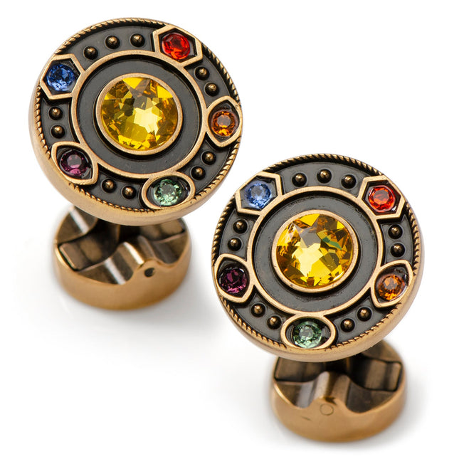 Marvel Avengers Infinity Stones Cufflinks and Socks Gift Set Marvel Socks - Paul Malone.com