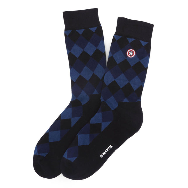 Marvel Argyle 3 Socks Pack and Lapel Pin Gift Set Marvel Socks - Paul Malone.com