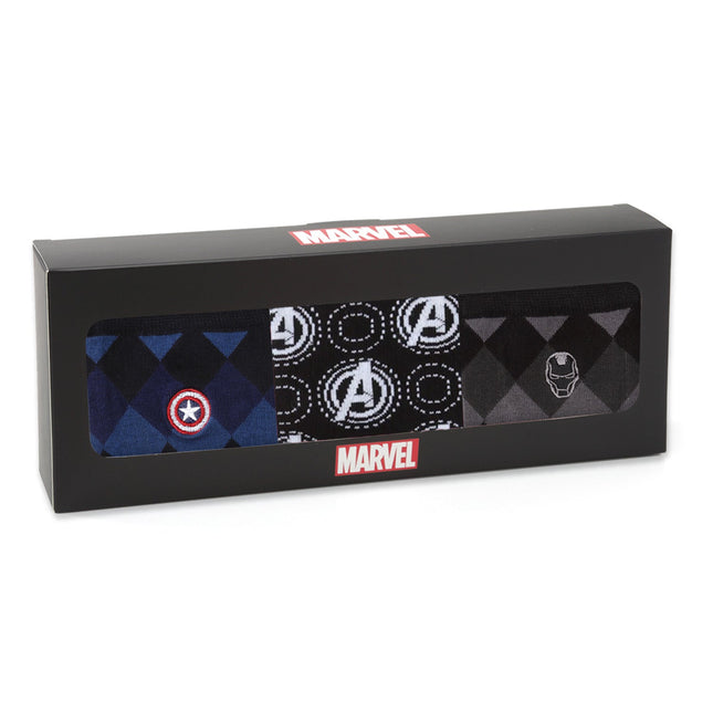 Marvel Argyle 3 Socks Pack and Lapel Pin Gift Set Marvel Socks - Paul Malone.com