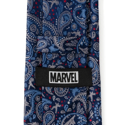 Marvel Avengers Blue Multi Paisley Men's Tie Marvel Ties - Paul Malone.com