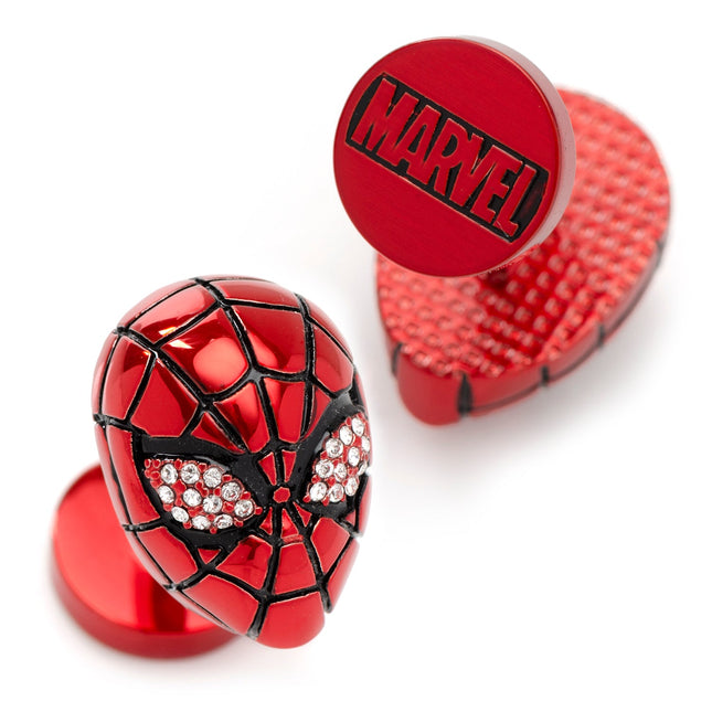 Marvel Spider-Man 3D Crystal Cufflinks Marvel Cufflinks - Paul Malone.com