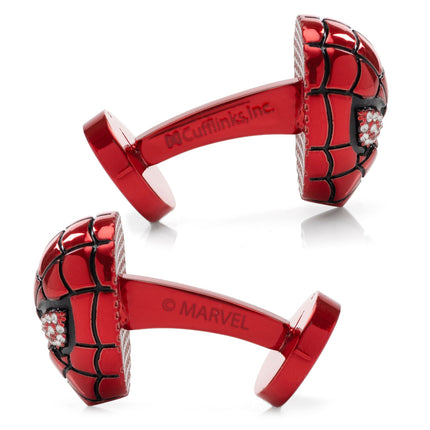Marvel Spider-Man 3D Crystal Cufflinks Marvel Cufflinks - Paul Malone.com
