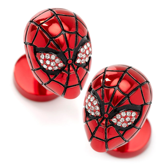 Marvel Spider-Man 3D Crystal Cufflinks Marvel Cufflinks - Paul Malone.com