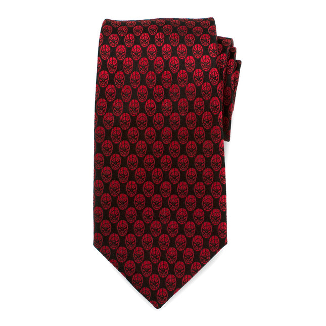Marvel Spider-Man Mask Red Men's Tie Marvel Ties - Paul Malone.com