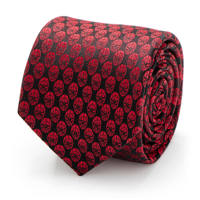 Marvel Spider-Man Mask Red Men's Tie Marvel Ties - Paul Malone.com