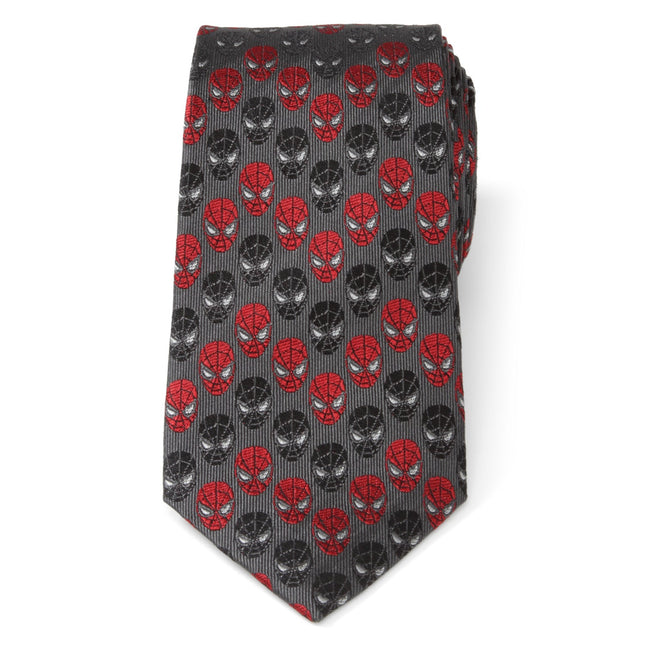 Marvel Spider-Man Chevron Red Black Men's Tie Marvel Ties - Paul Malone.com