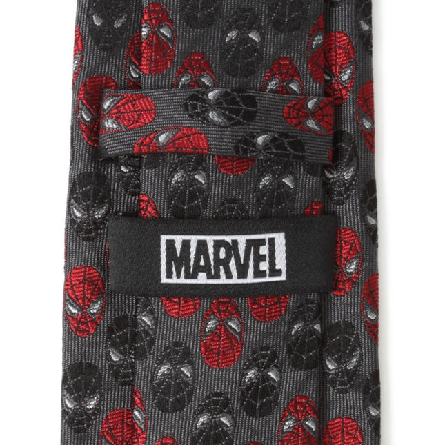 Marvel Spider-Man Chevron Red Black Men's Tie Marvel Ties - Paul Malone.com