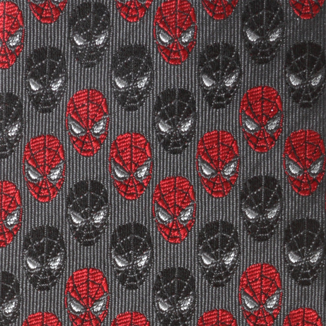 Marvel Spider-Man Chevron Red Black Men's Tie Marvel Ties - Paul Malone.com